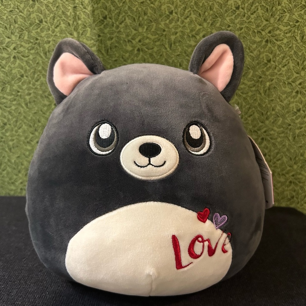 Squishmallows Gray and White Stuffed Animal
